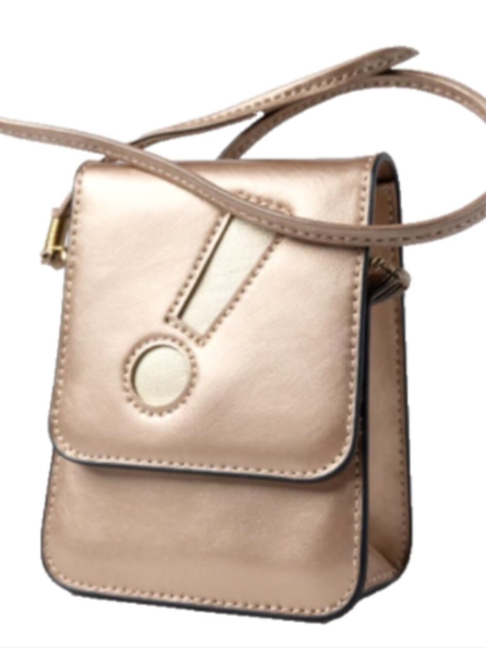 Women’s Mini Crossbody Phone Purse Pink Gold Small Wallet Bag Card Holder NWOT